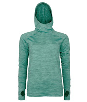 Bagheera HP Hood Top II Women, dimblå