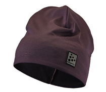 Craft Microfleece ponytail Hat, Dark Plum